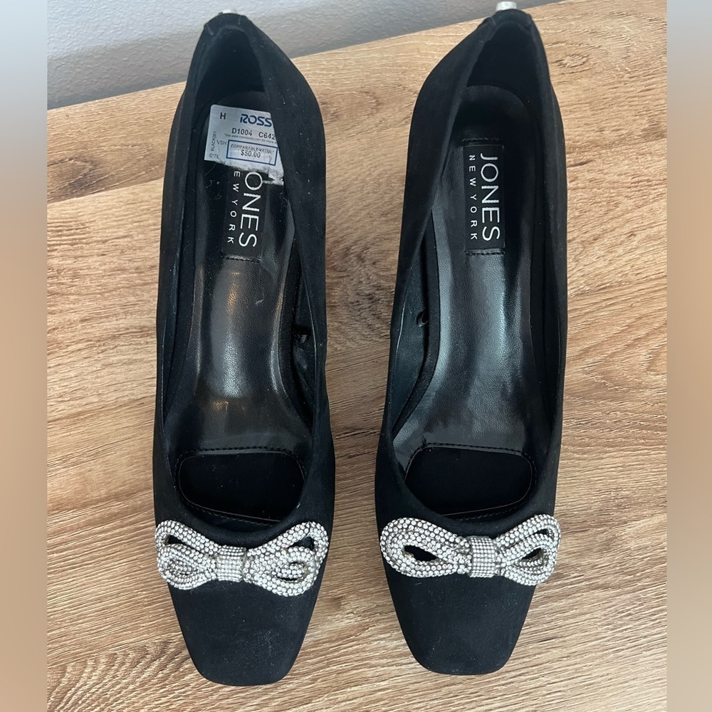 Jones New York Shoes Womens Size 8.5 Black (0537)